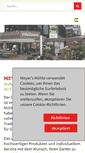 Mobile Screenshot of meyers-muehle.de